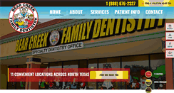 Desktop Screenshot of bearcreekfamilydentistry.com